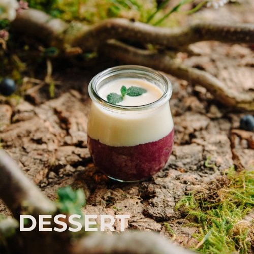 Vorschaubild für die Speisekarten-Rubrik: Dessert.